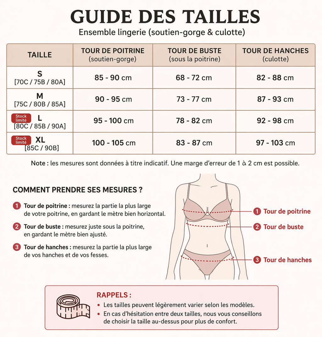 Ensemble Lingerie Chocolat Luxe – Dentelle Florale & Finition Satinée